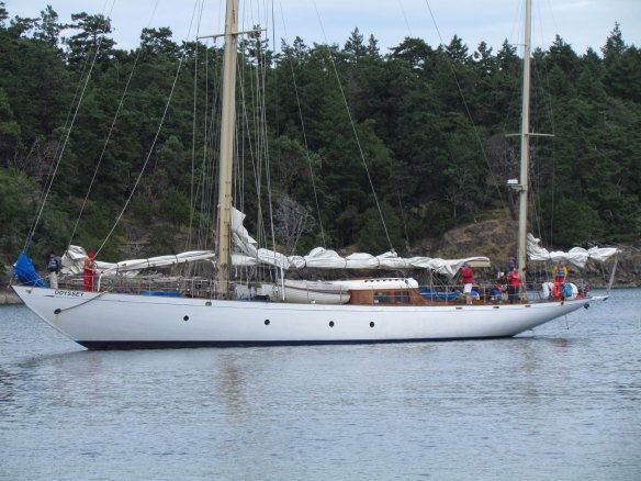 Schooner in Reid Harbor