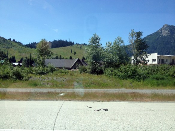 Snoqualmie Pass ski area in the summer