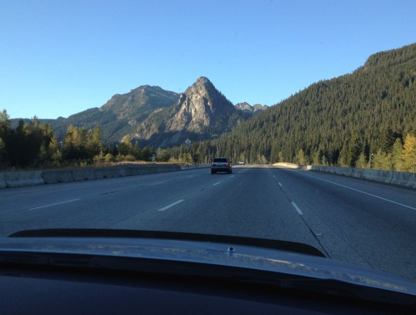 snoqualmie pass looking west