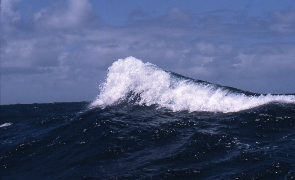 large breaking wave