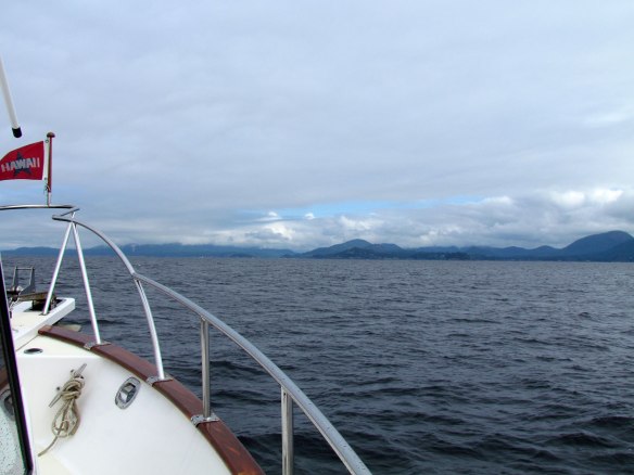 approaching Pender Harbour
