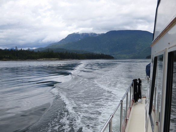 leaving yuculta rapids