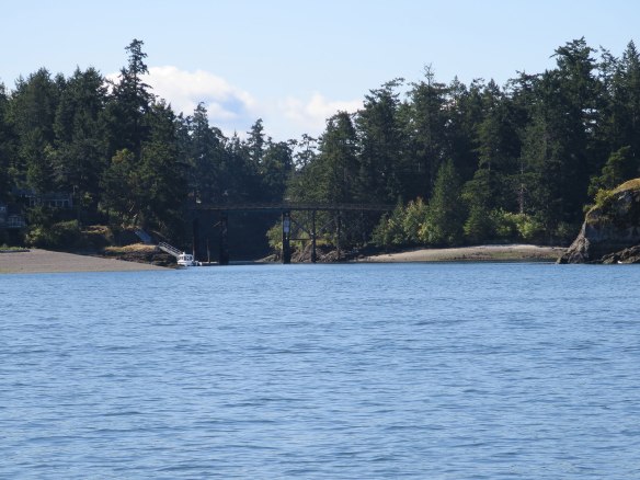 pender canal low tide