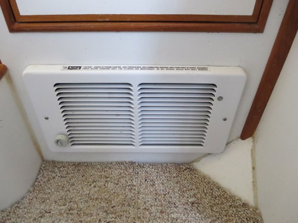 wall heater in bulkhead