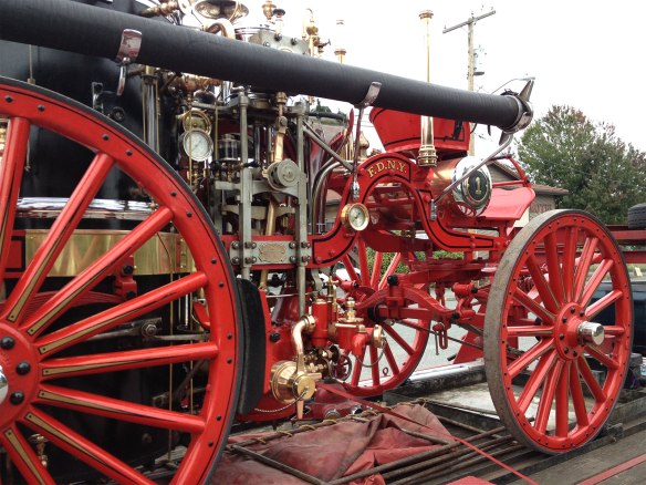 steam fire engine left side