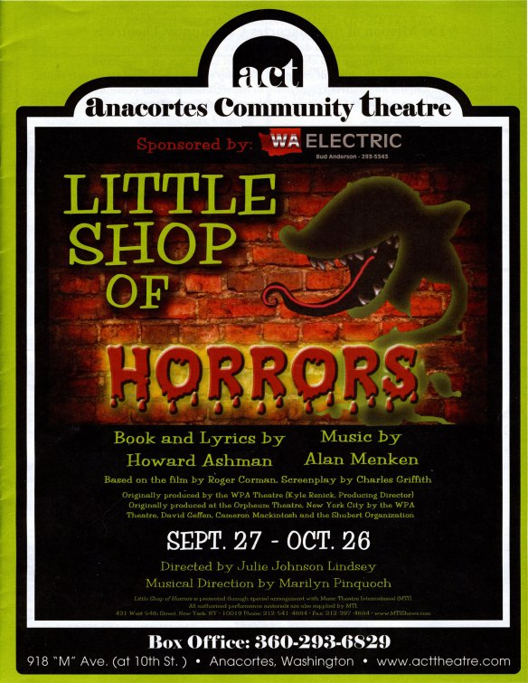 little shop of horrors at Anacortes Community Theatre