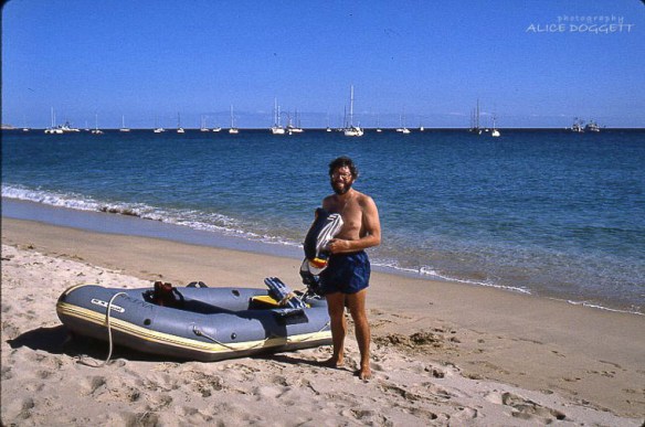 Jim on the beach at Cabo