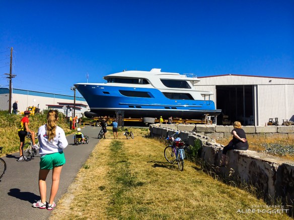 yacht at northern marine facility anacortes