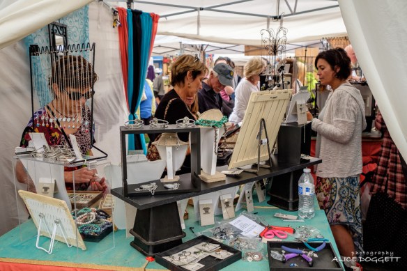 Anacortes Arts Festival - One of many jewelry booths
