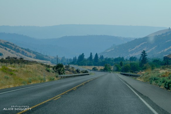 Smoke near Yakima Indian Reservation